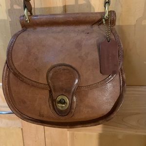 COPY - Vintage Genuine Coach Crossbody Small Saddle bag